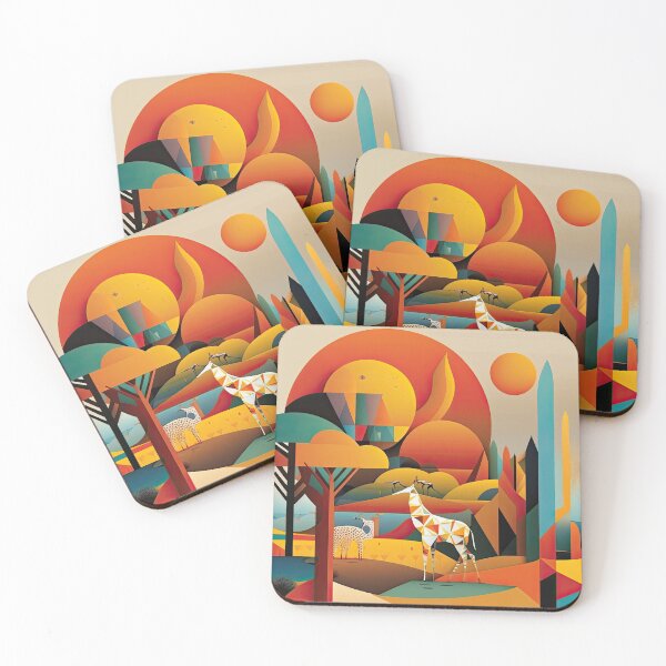 Artikelvorschau, African Savanna Bauhaus Design entworfen und verkauft von ArtificialGenes.