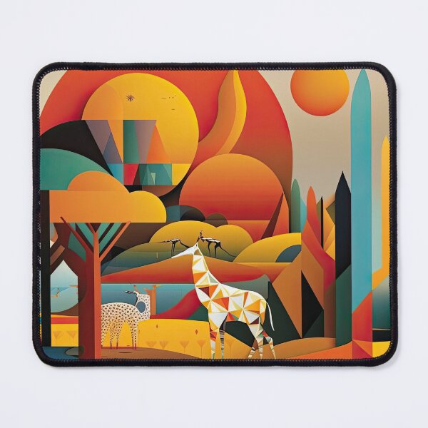 Item preview, African Savanna Bauhaus Design designed and sold by ArtificialGenes.