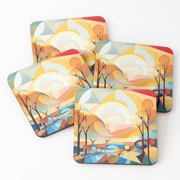 Item preview, African Savanna Bauhaus Design designed and sold by ArtificialGenes.