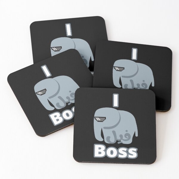 Item preview, I Feel Boss, I فيل Boss designed and sold by ArabicMerch.