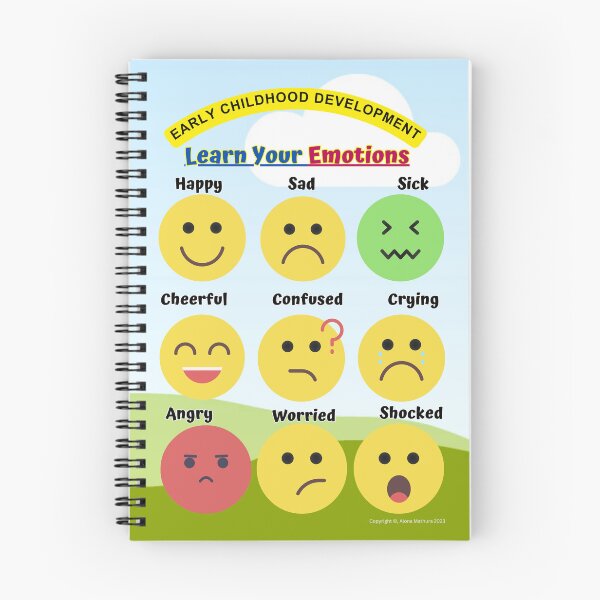 Item preview, Learn Your Emotions Poster/Chart for Early Childhood Development Phase designed and sold by AlonaM.
