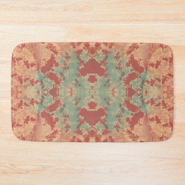 Item preview, Green Red Repeat Digital Abstract Pattern Design designed and sold by AMSonArt.
