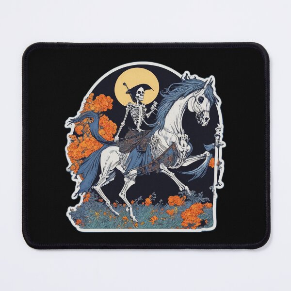 Item preview, Major Arcana Cute Death Fool Moon - Spooky Design designed and sold by Pixel Waite.