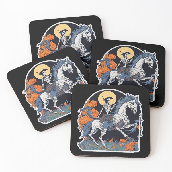 Item preview, Major Arcana Cute Death Fool Moon - Spooky Design designed and sold by Pixel Waite.