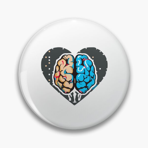 Item preview, corazón y cerebro designed and sold by E1Profesor.