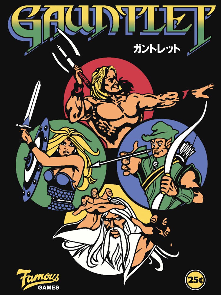 Imagen 7 de 7, Camiseta clásica con la obra Gauntlet Retro Vintage Juegos de arcade, diseñada y vendida por SydnieLebsack.