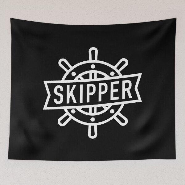 Item preview, SKIPPER STEERING WHEEL, BLACK AND WHITE, BY SUBGIRL designed and sold by SUBGIRL.