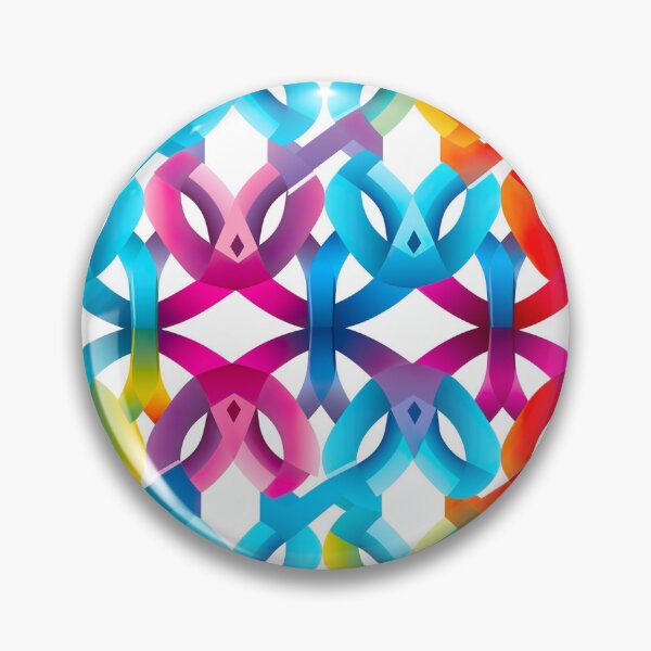 Item preview, Modern design in pop art style, reminiscent of cord loops and nets designed and sold by Pflugart.