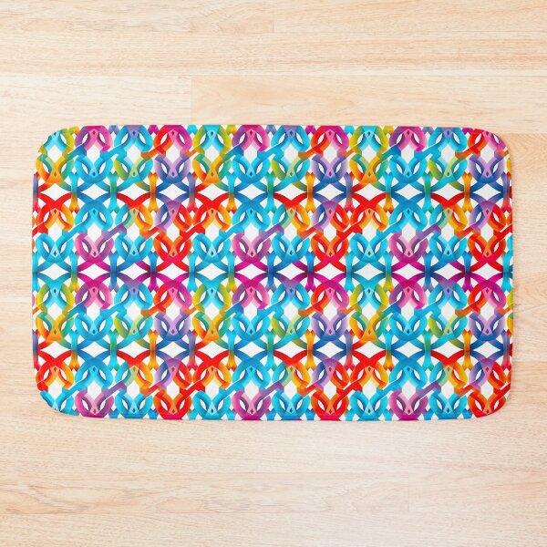 Item preview, Modern design in pop art style, reminiscent of cord loops and nets designed and sold by Pflugart.