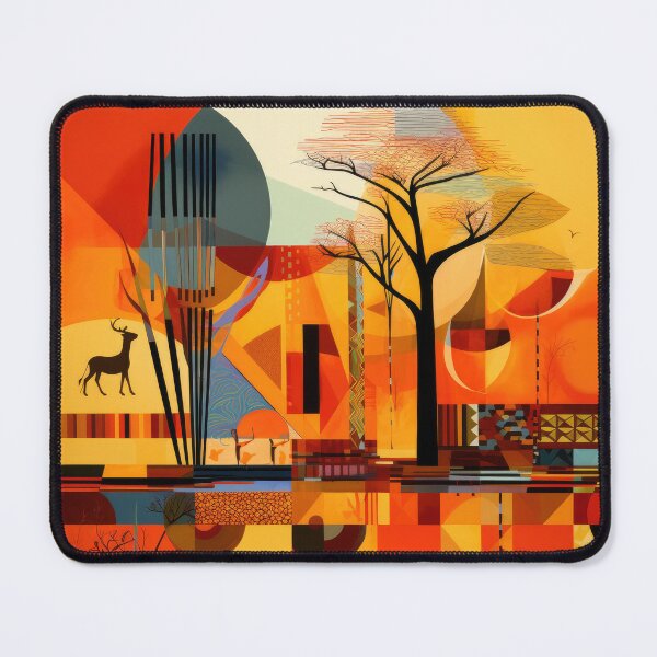 Item preview, African Savanna Bauhaus Design designed and sold by ArtificialGenes.