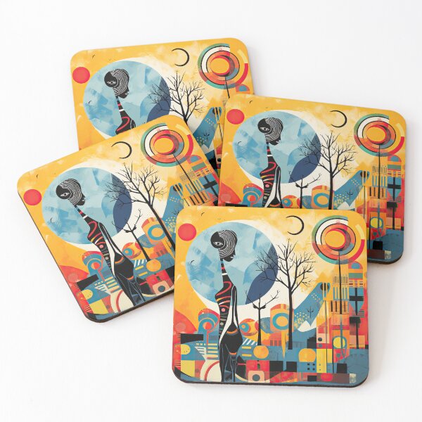 Artikelvorschau, African Savanna Bauhaus Design entworfen und verkauft von ArtificialGenes.