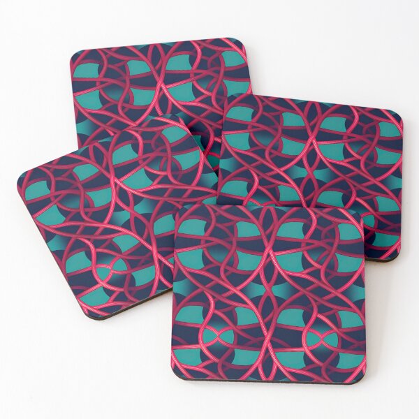 Item preview, Modern design in pop art style, reminiscent of cord loops and nets designed and sold by Pflugart.