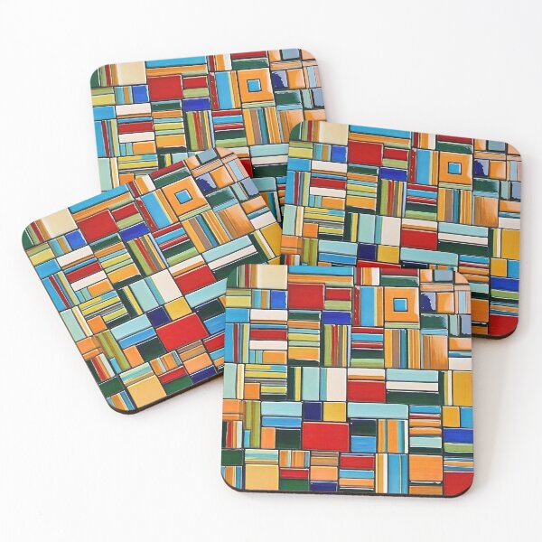 Item preview, American Vintage Mid-Century Folk Art Seamless Tile - Orange designed and sold by stevepmp.