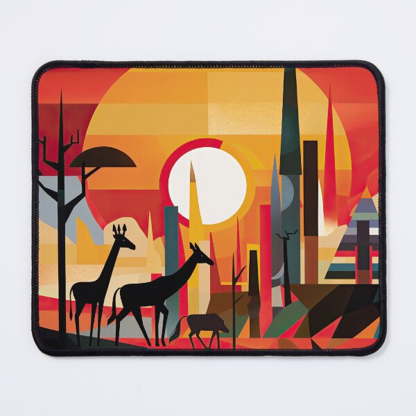 Item preview, African Savanna Bauhaus Design designed and sold by ArtificialGenes.
