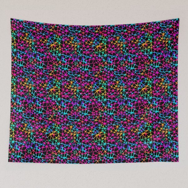 Item preview, Modern design in pop art style, reminiscent of cord loops and nets designed and sold by Pflugart.