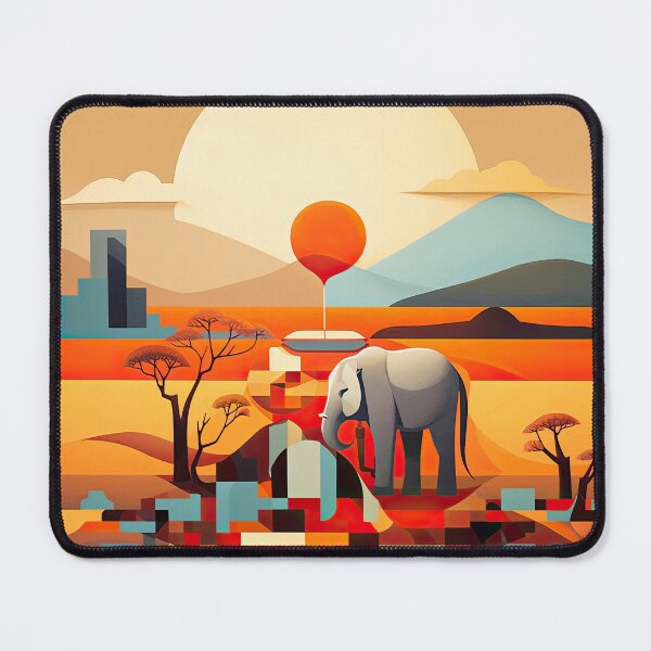 Item preview, African Savanna Bauhaus Design designed and sold by ArtificialGenes.