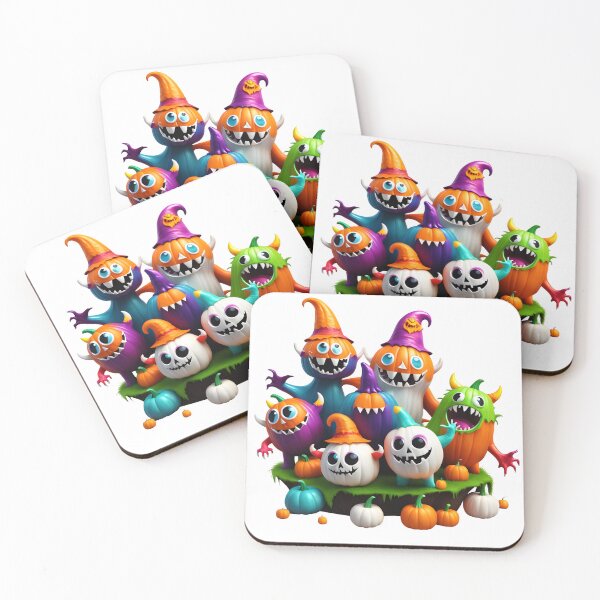 Item preview, Halloween Monster Design, Cute Halloween Monster Party Clipart designed and sold by oyonni design.