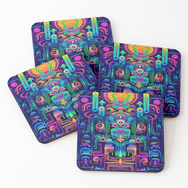 Item preview, Tlaloc arise onix in the dark blacklight fluorescent designed and sold by Atelier-Arcano.