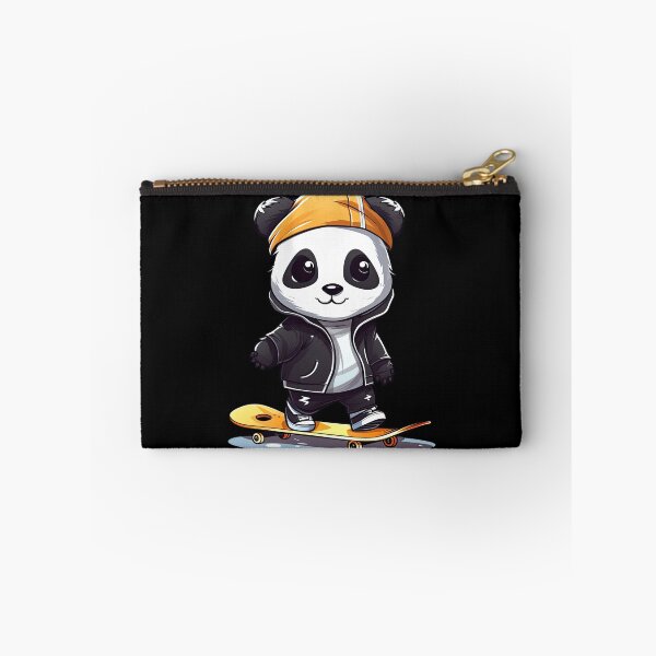 Item preview, Cute Panda Play Skateboard Digital illustration designed and sold by eyestetix.
