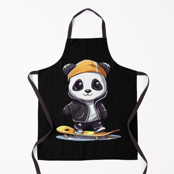 Item preview, Cute Panda Play Skateboard Digital illustration designed and sold by eyestetix.