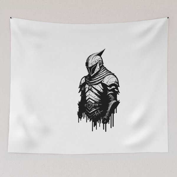 Item preview, "Slaying it in Style - Knight T-Shirt" - Medieval Armor Tee designed and sold by GentlemanKraken.