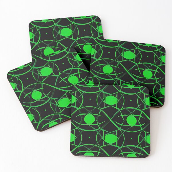 Item preview, Modern design in pop art style, reminiscent of cord loops and nets designed and sold by Pflugart.