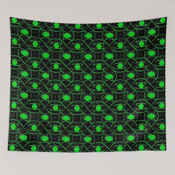Item preview, Modern design in pop art style, reminiscent of cord loops and nets designed and sold by Pflugart.