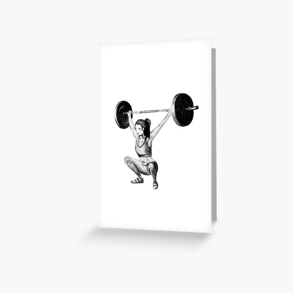 Birthday Card Weight Lifting Gym Rat Crossfit Fitness and 