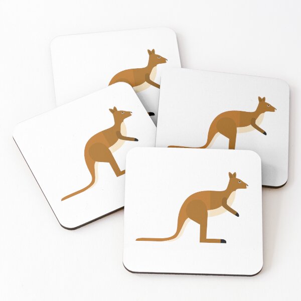 Item preview, Kangaroo on white designed and sold by reneesillus.