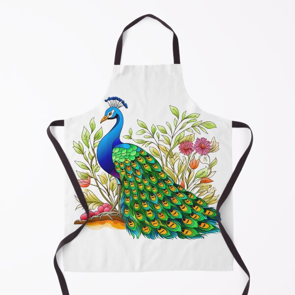 Artikelvorschau, wunderschöner Pfau mit schönen Blumen entworfen und verkauft von maii7879.