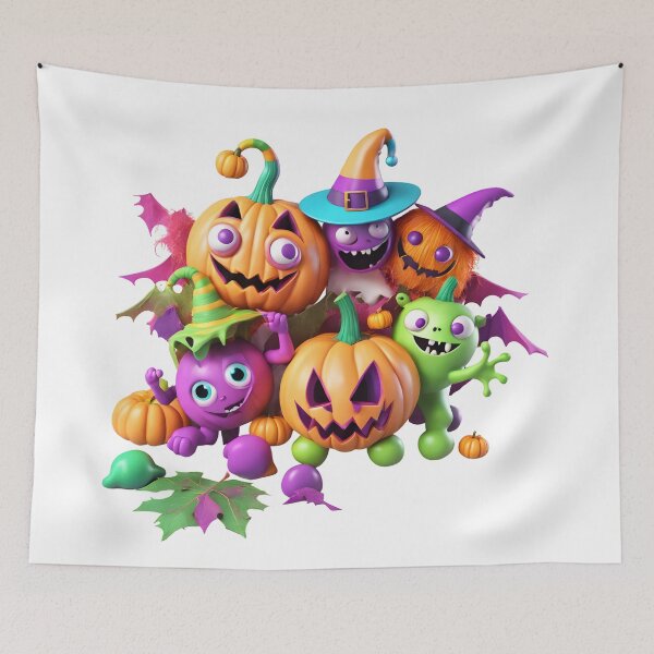 Item preview, Halloween Monster Design, Cute Halloween Monster Party Clipart designed and sold by oyonni design.