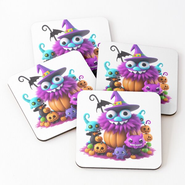 Item preview, Halloween Monster Design, Cute Halloween Monster Party Clipart designed and sold by oyonni design.