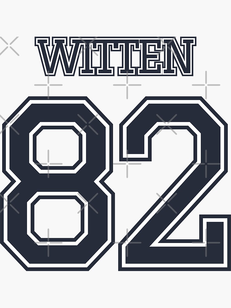 DCJW1 Jason Witten Dallas Cowboys Jersey Number 82 Fans September 