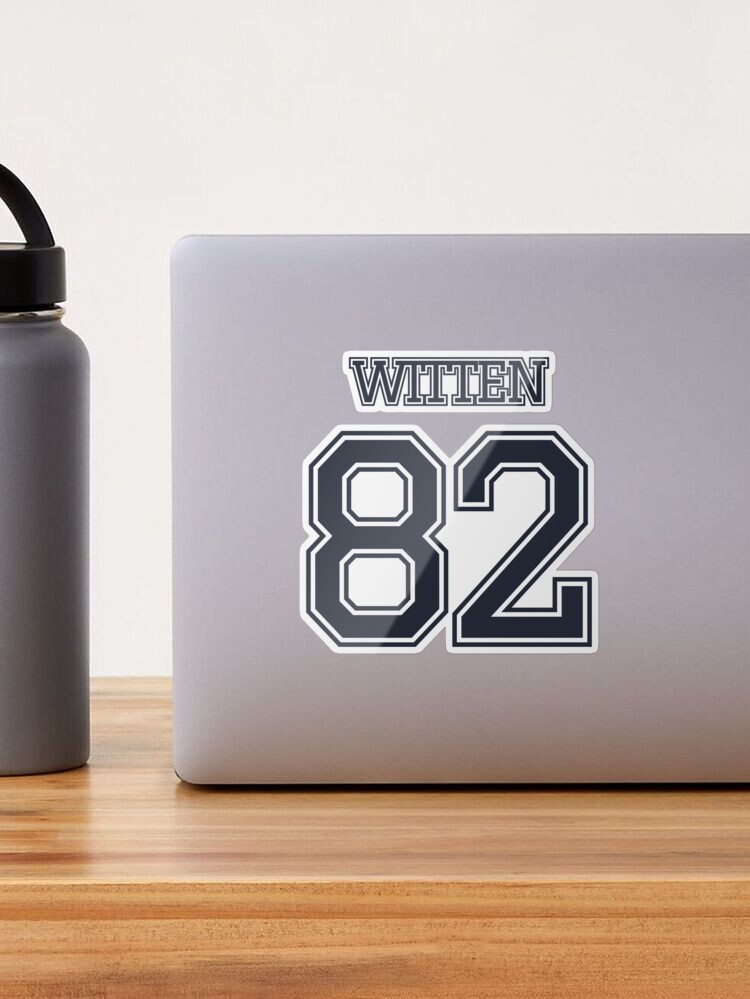 DCJW1 Jason Witten Dallas Cowboys Jersey Number 82 Fans September 2023  Sticker for Sale by itsMePopoi