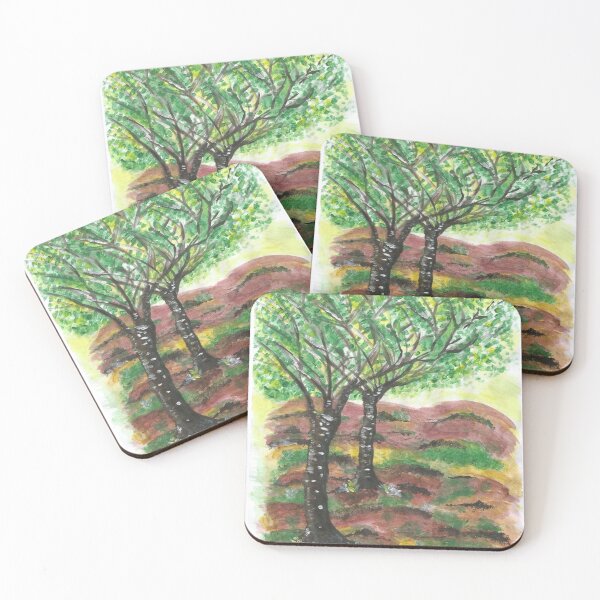 Item preview, Seasons Changing in my Forest - Autumn Watercolor designed and sold by Lunardreams54.