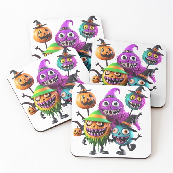 Item preview, Halloween Monster Design, Cute Halloween Monster Party Clipart designed and sold by oyonni design.