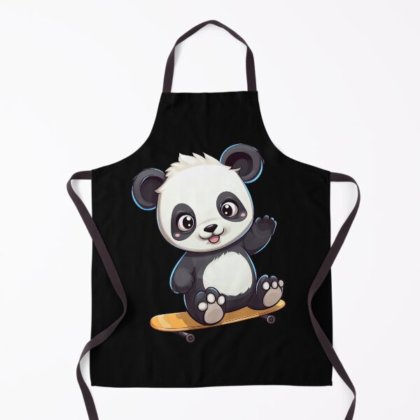Item preview, Panda Play Skateboard Digital illustration 3 designed and sold by eyestetix.