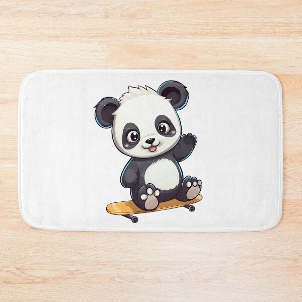 Item preview, Panda Play Skateboard Digital illustration 3 designed and sold by eyestetix.