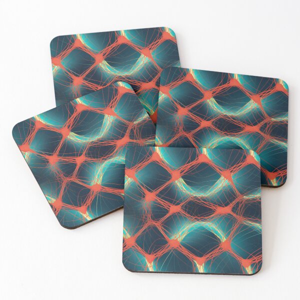 Item preview, Modern design in pop art style, reminiscent of cord loops and nets designed and sold by Pflugart.