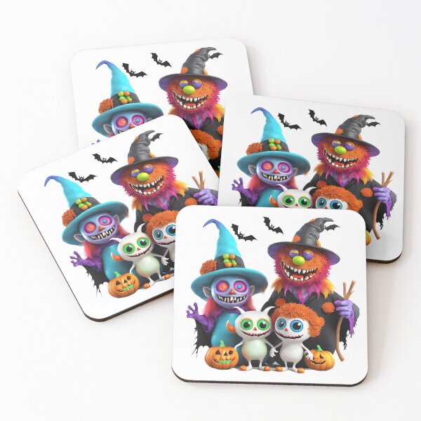 Item preview, Halloween Monster Design, Cute Halloween Monster Party Clipart designed and sold by oyonni design.