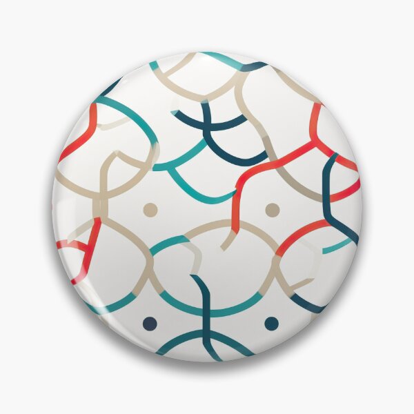 Item preview, Modern design in pop art style, reminiscent of cord loops and nets designed and sold by Pflugart.