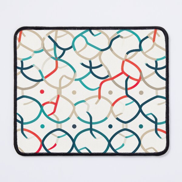 Item preview, Modern design in pop art style, reminiscent of cord loops and nets designed and sold by Pflugart.