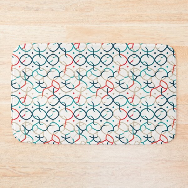 Item preview, Modern design in pop art style, reminiscent of cord loops and nets designed and sold by Pflugart.