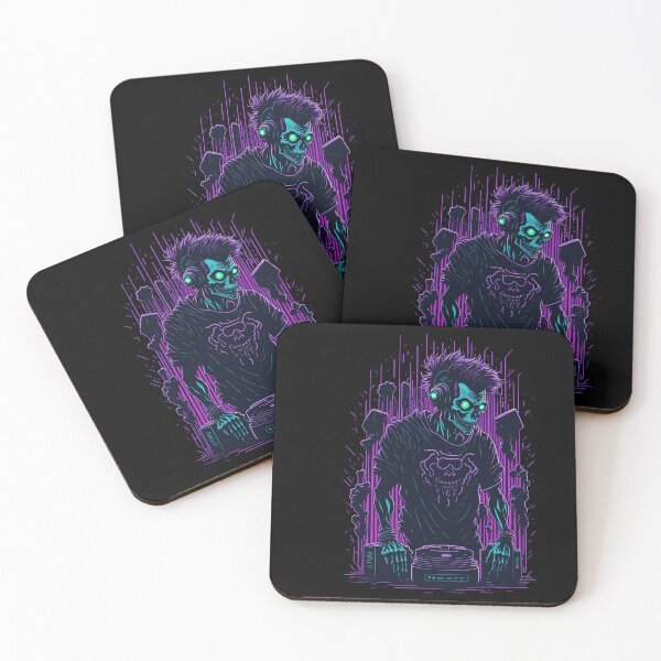 Item preview, "Zombie Dance Party DJ" T-Shirt - Groovy Undead Musician Tee designed and sold by GentlemanKraken.