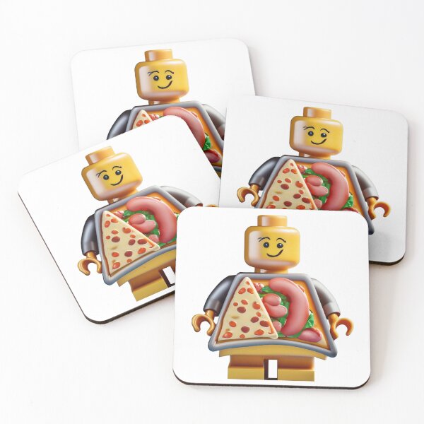 Item preview, Fat Boy Brick Figure Toy Block Pizza designed and sold by SooNS-Studio.