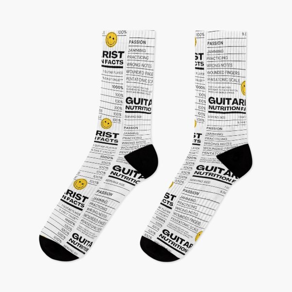Item preview, Guitarist User Nutrition Facts - White Version - Musician Guitar Player Merchandise designed and sold by Millusti.