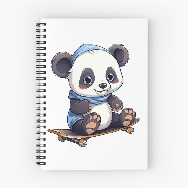 Item preview, Panda Play Skateboard Digital illustration 4 designed and sold by eyestetix.