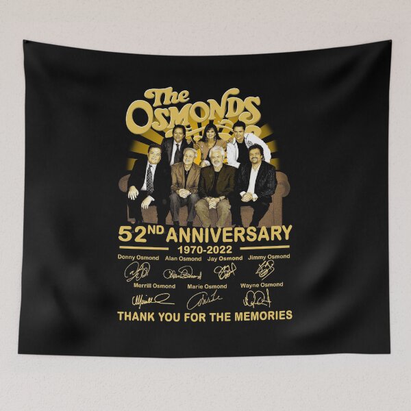 Item preview, Funny 52nd Anniversary 1970 2022 The Osmonds American Family Music Group 70S Donny Osmond designed and sold by KittibunPhu.