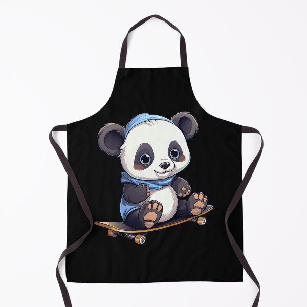 Item preview, Panda Play Skateboard Digital illustration 4 designed and sold by eyestetix.