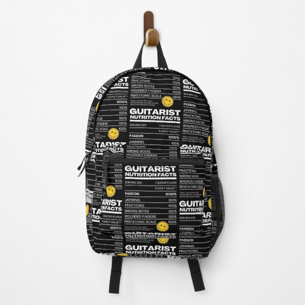 Item preview, Guitarist User Nutrition Facts - Black Version - Music Musician Guitar Player Merchandise designed and sold by Millusti.